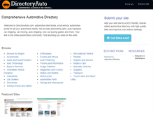 Tablet Screenshot of directoryauto.com